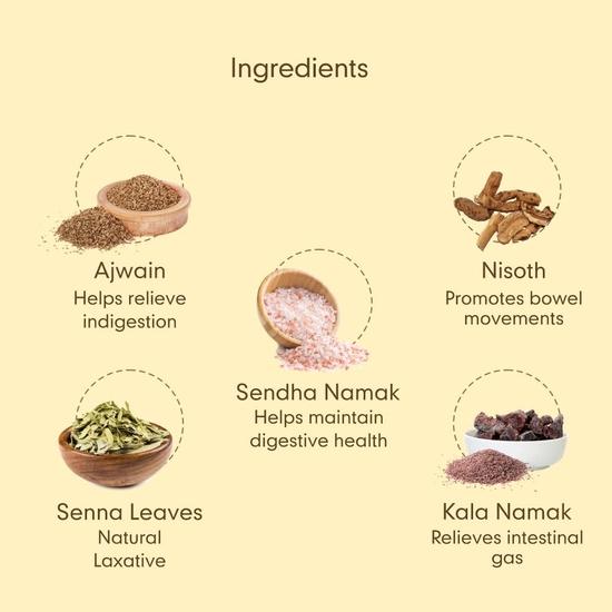 Pet Saffa Granules | Natural Laxative | Constipation Relief | Relief from Disgetive Problems Like Acidity, Gas & Bloating |120 Gm (Pack of 3)