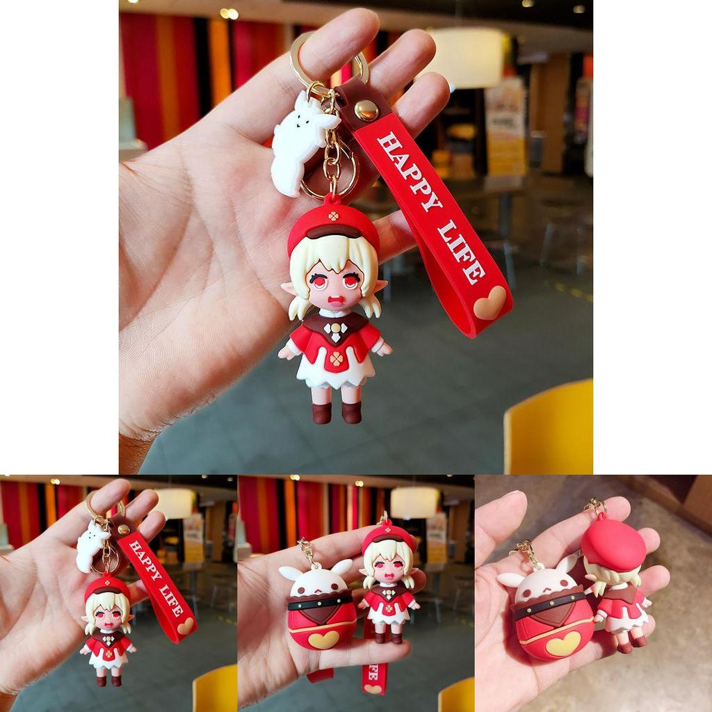 Adorable Genshin Impact Klee Bomb Doll Keychain Perfect For Cosplay And Gifts