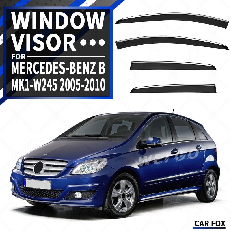 Window Visor for Mercedes-Benz B Class W245 W246 W247 Accessories Weathershields Wind Rain Guard Bright Strip Wind Deflectors