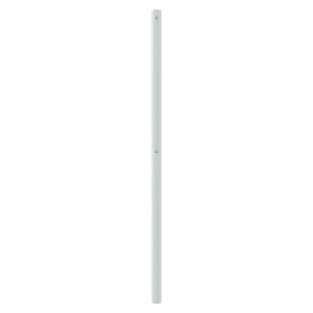 VidaXL Ersatz-Kopfteil Metall Weiß 120 cm