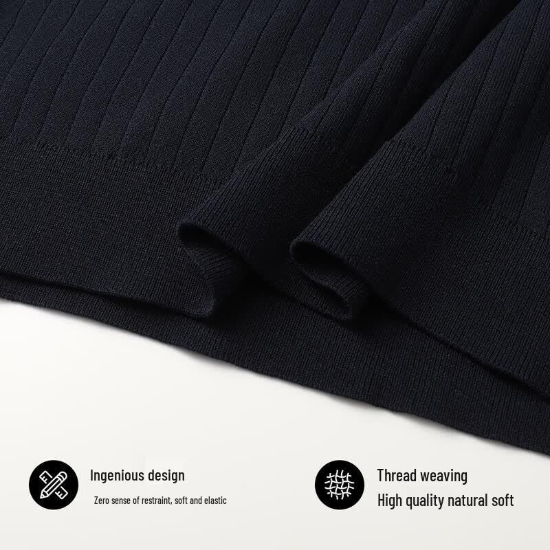 Shanshan Men's Luxury Elastic Lyocell-Blend Polo Shirt