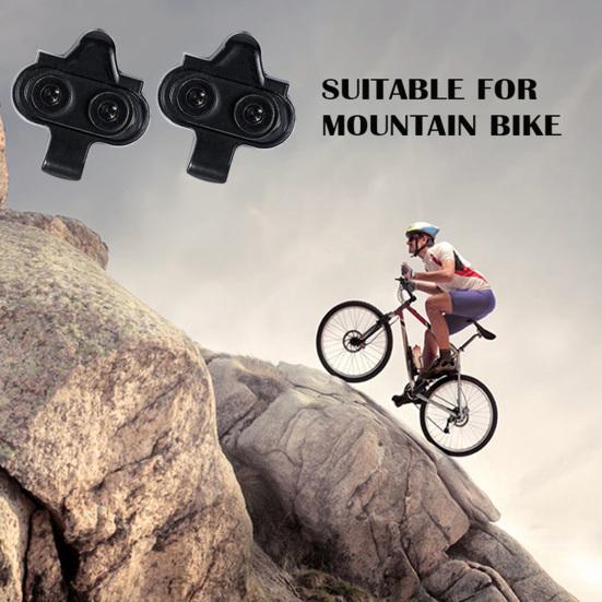 1 Set of Bicycle Shoe Cleat Anti-Slip Cycling MTB Bike Cleats One-way Release Cleats Road Bike Cleat Compatible