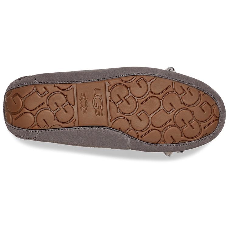 (WMNS) UGG ANSLEY Plaid Bow 'Charcoal' Women's 1127850-CHRC