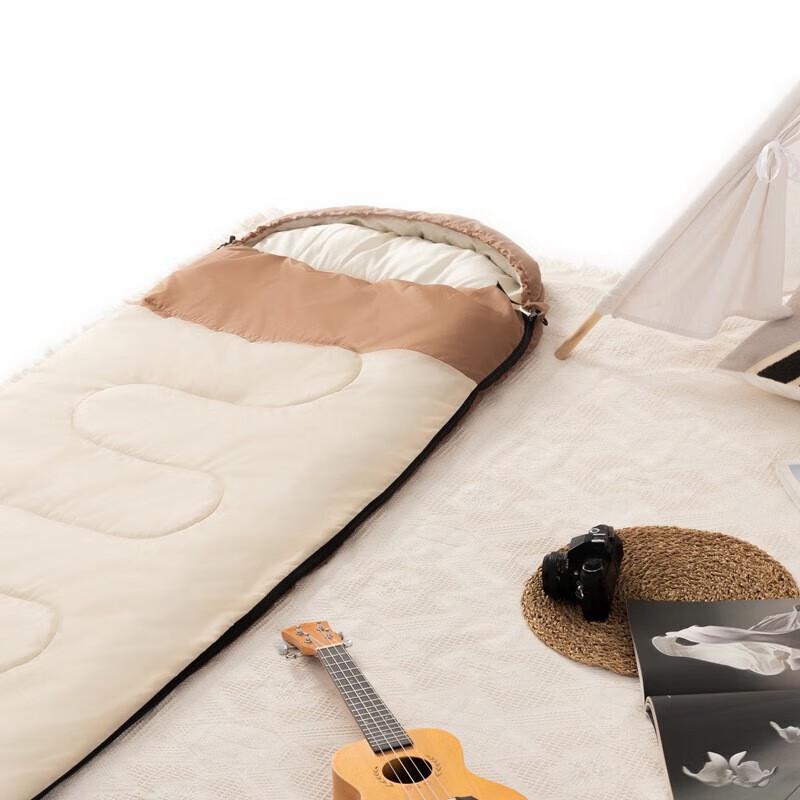 FTLY Joinable Hooded Envelope Camping Sleeping Bag