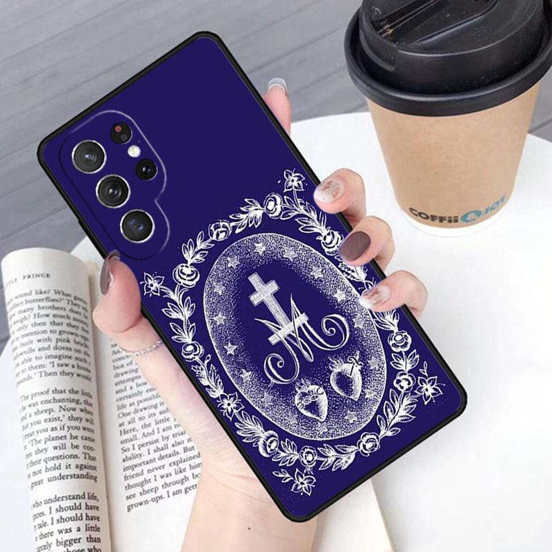 Immaculate Conception Virgin Mary Jesus phone case Cover For Samsung Galaxy S24 S25 Ultra S21 S22 S10E 10 Plus Note 20 FE S23