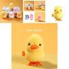Cute Clockwork Jumping Chick Duck Stuffed Toy For Easter Party Gift