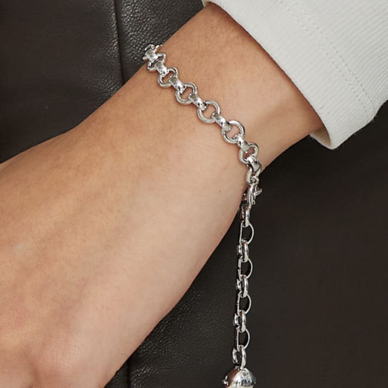 

by hyeres Chunky chain ball bracelet (Silver) BH7B52706WB210 single type