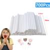 20-1500Pcs Solid Core White Paper Lollipop Sticks for Party Dining Chocolate Sugar Candy Lolly Pop Sucker Sticks Cake Pop Stick