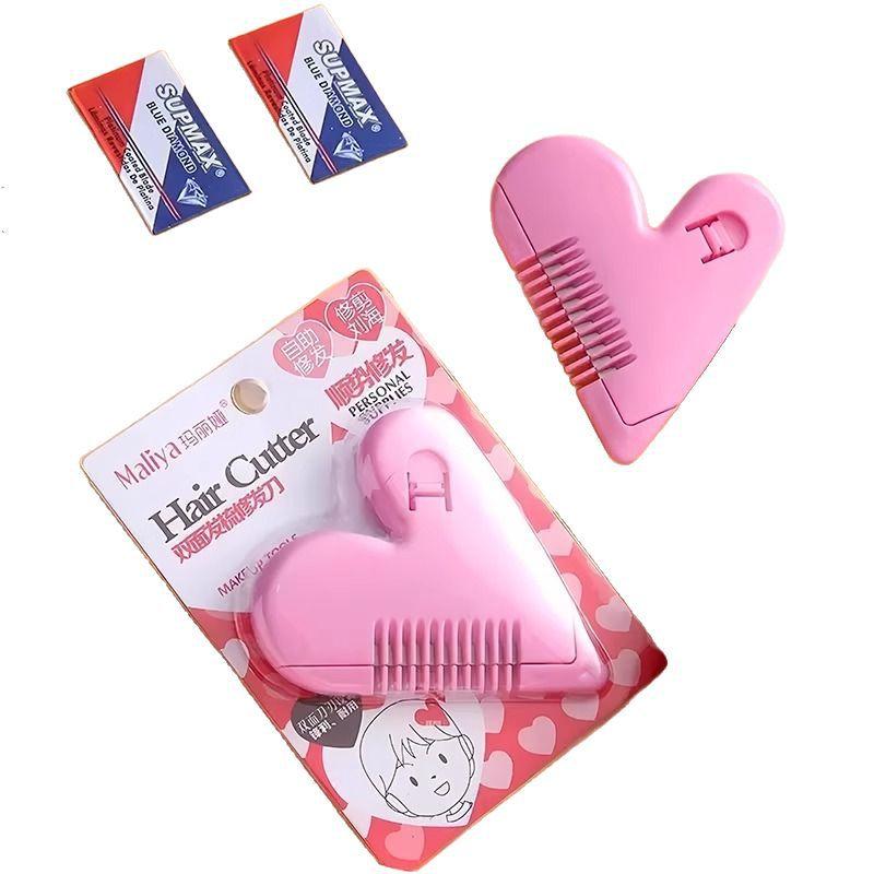 Love Hair Cutting and Trimming Comb Home Hair Thinning Tool Children's Bangs Self-cutting Tool Knife