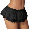 Women Sexy Lace Panties Ruffle Trim Lingerie Briefs Soft Comfortable Briefs Lolita Pink White Black