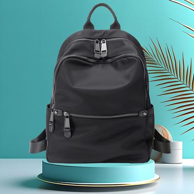 Alles-in-één Duurzame Rugzak Damesversie Waterdichte Nylon Rugzak Modieuze Grote Capaciteit Schooltas