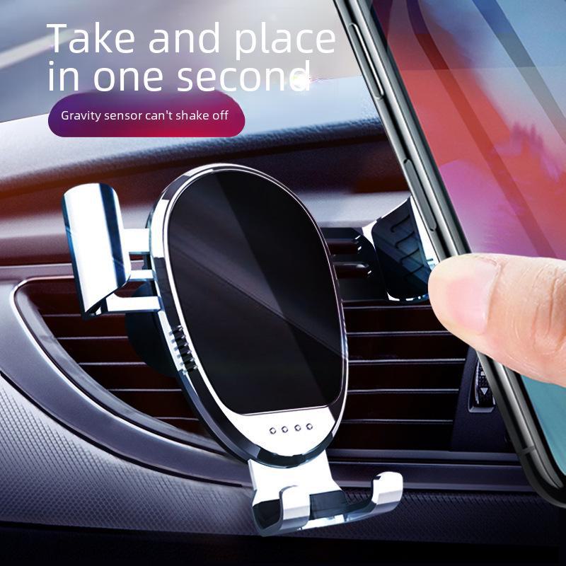 Support de téléphone de voiture avec capteur de gravité en alliage d'aluminium