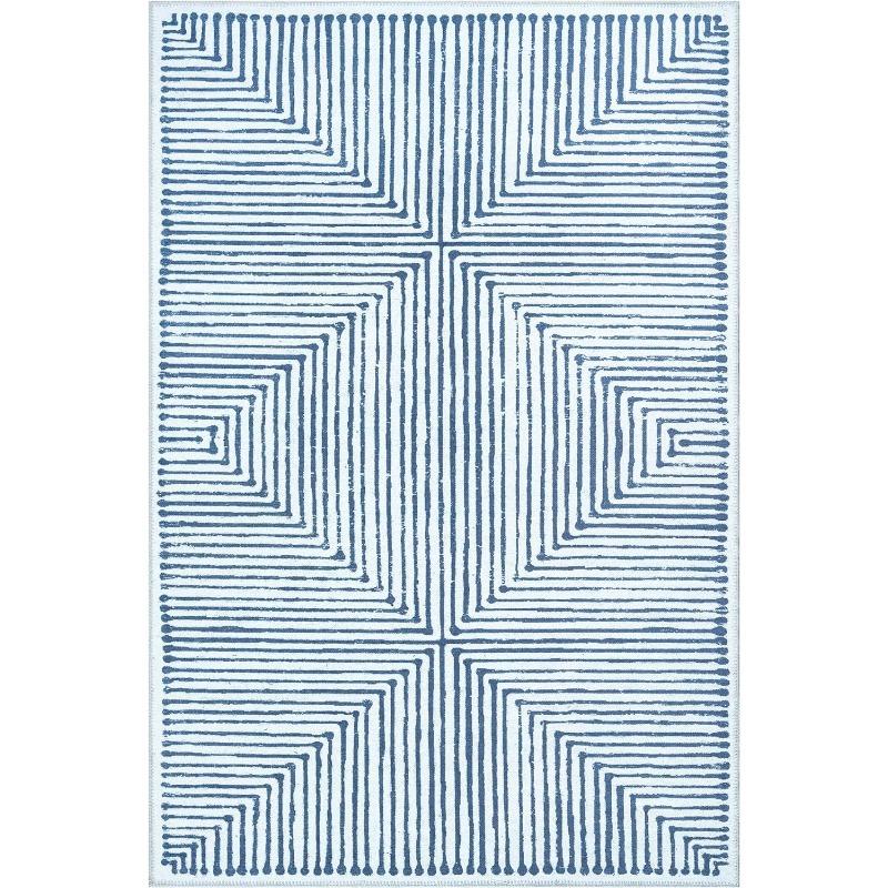 Modern Striped Living Room Carpet Nordic Minimalist Style Bedroom Bedside Carpet Hotel Homestay Floor Mat