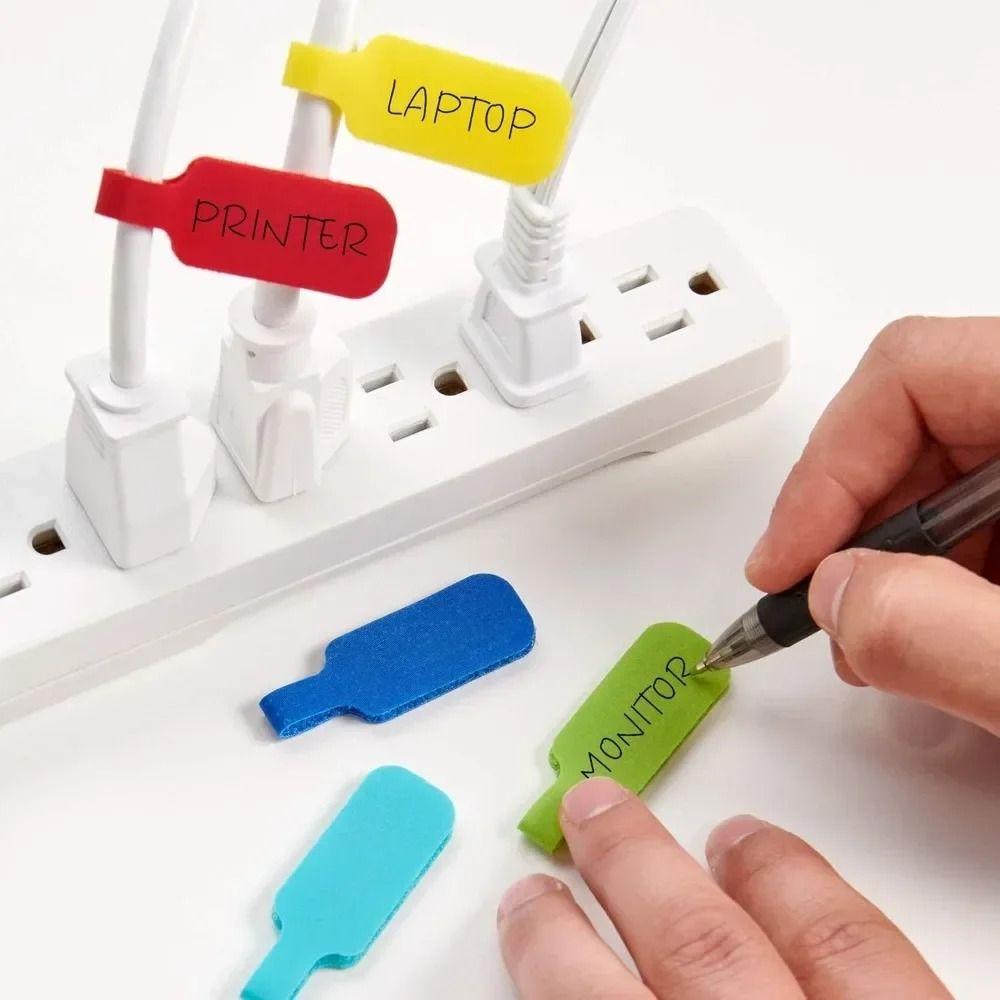20Pcs Pcs Writable Function Cord Labels Durable Cable Management Cable Labels  Cord Management