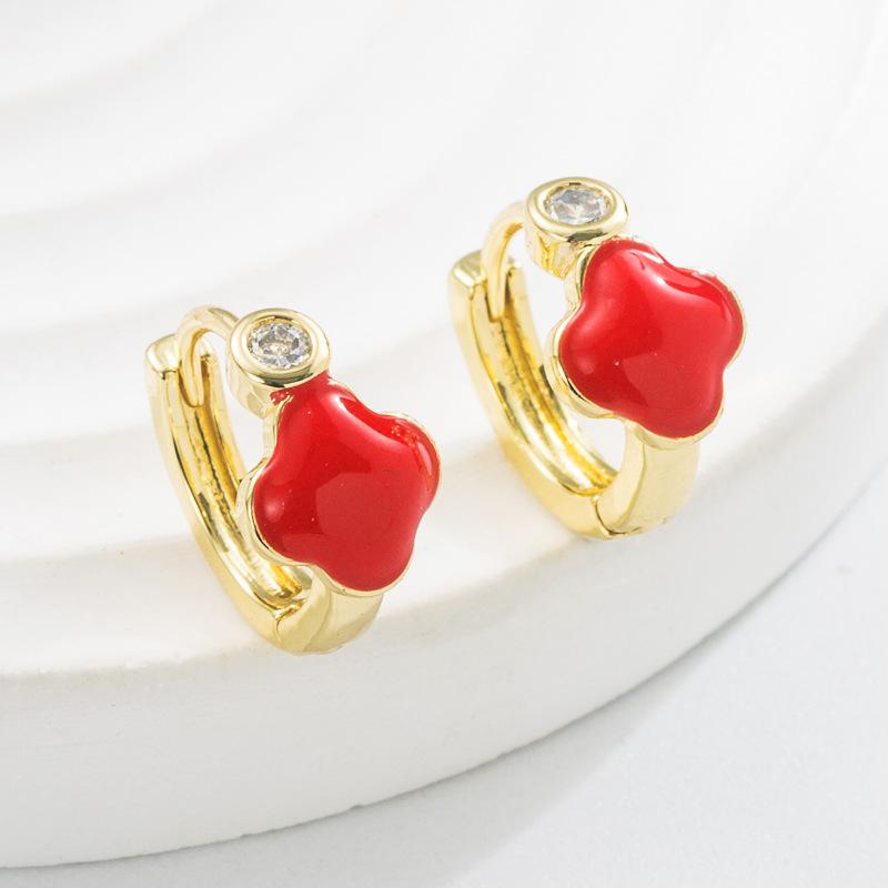 Women's Hoop Earring Bohemian O Shaped Creative Rice Beads Exaggerated Accessories Earrings