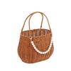 With Handle Imitation Rattan Basket Large Capacity Flower Basket Storage Basket  Fruit Vegetable
