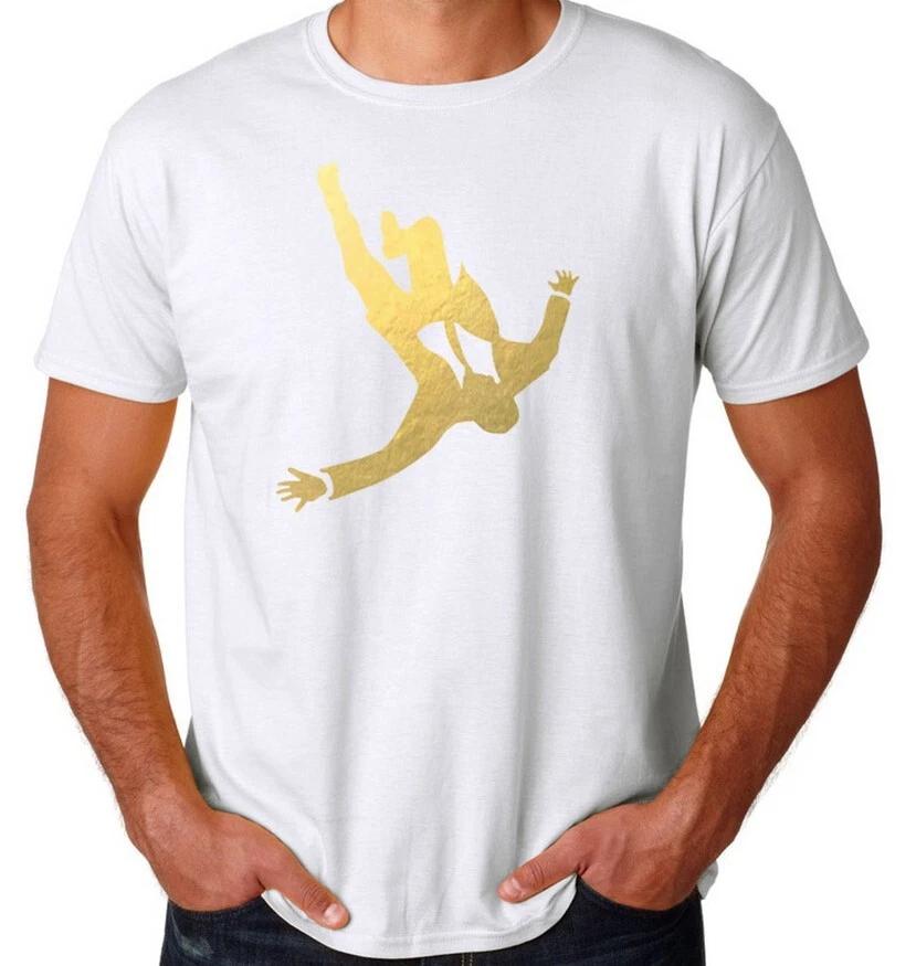 

MAD MEN - FALLING MAN MOTIF IN GOLD Mens Womens Kids T-Shirt 4XL