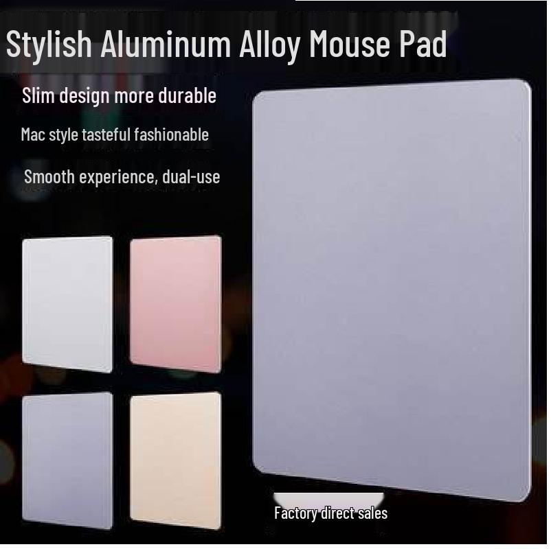 Large Non-slip Aluminum Alloy Desk Mat for Keyboard, Mouse, and Writing - for Men and Women