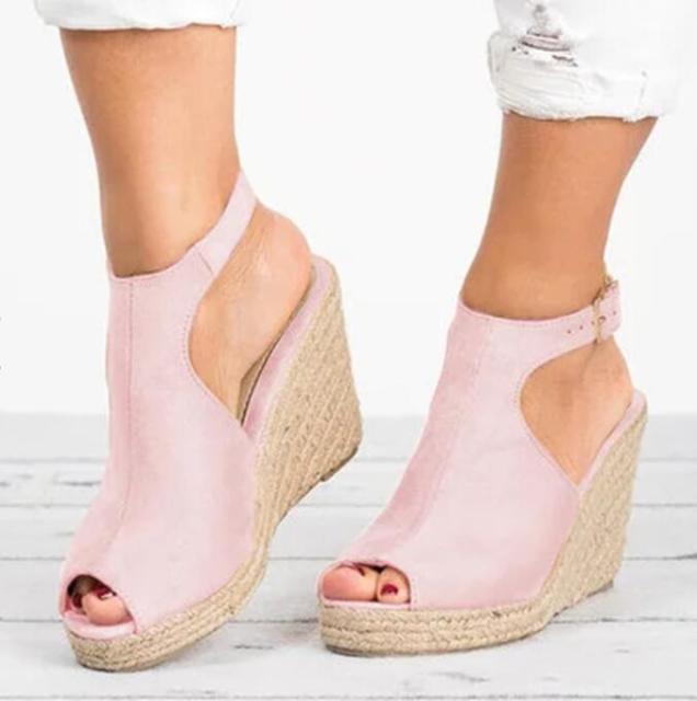 Plus Size Platform Sandals Wedges Shoes For Women Heels Sandals Summer Clog