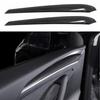 For Tesla Model Y 3 Carbon Style Inner Front Door Trim Panel Armrest Wrap Cover