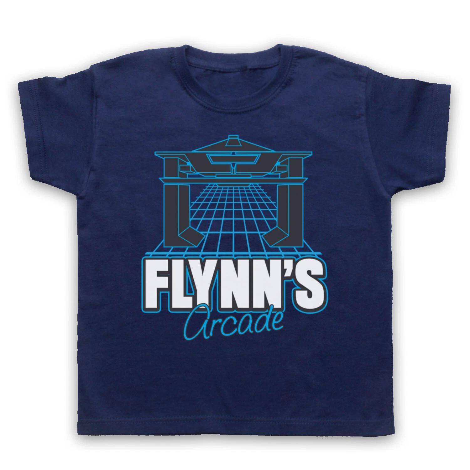 FLYNN S ARCADE TRON UNOFFICIAL RETRO VIDEO GAME FILM KIDS CHILDS Boys Baby Children T-shirt 100