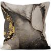 Heimdeko Modern Geometrisch Tinte und Gold Kissenhüllen Muster Kissenbezug Geeignet für Sofa Schlafzimmer Auto Kissenbezug