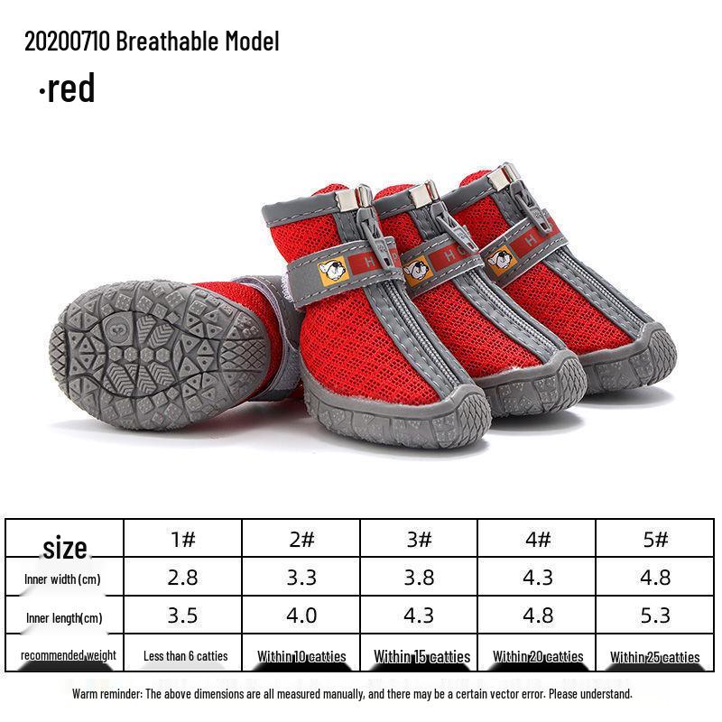 

Водонепроникні Нековзкі Дихаючі Черевички для Цуценят - Зносостійкі Брудозахисні Накладки на Лапи для Тедді та Бішонів Фрізе, Підходять для Всіх Сезонів. Size 3 (Width 4.3cm) for up to 15 lbs