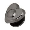 20PCS Heart Shape Decoration Stud Rivets Zinc Alloy Multifunctional Leather Belt Repair Rivets 10mm