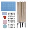 Rubber Stamp Carving Handcraft Set Hand Sculpture Stamp DIY Tool Kit