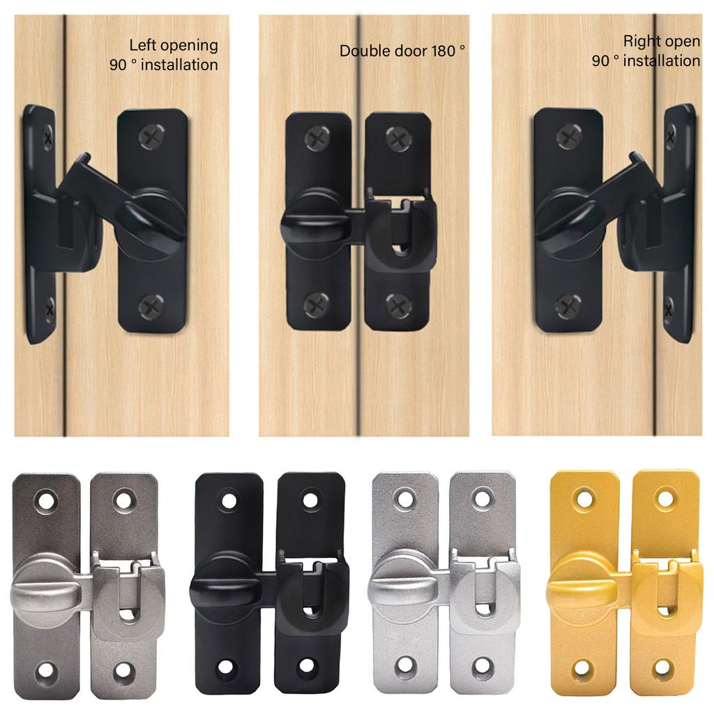 Încuietori uși glisante multifuncționale Încuietoare cu șurub pentru consumabile de casă și de birou Securitate Utilizare zilnică Aliaj robust de aluminiu