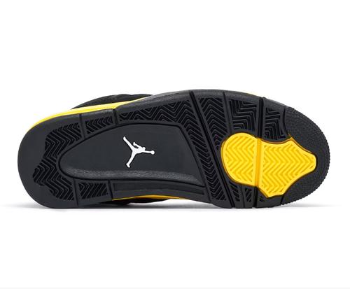 Air Jordan 4 Retro GS 'Thunder' Jordan 4 AJ4 Mid Thunder 408452-017