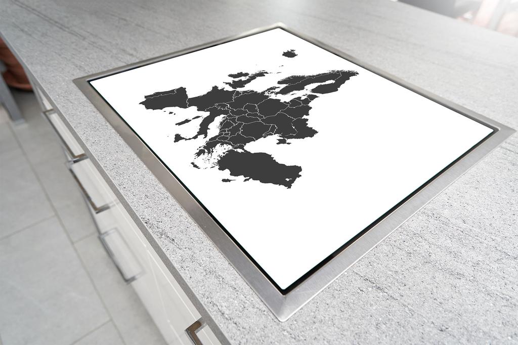 SZKLANA DESKA DO KROJENIA 52x30 MAPA