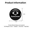 4pcs Car Handle Door Keyhole Lock Core Protective Cover Stickers For SsangYong Actyon Korando Rexton Kyron Rodius Tivoli Musso C