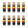 Mini Mini Japanese Traditional Wooden Toy Daruma Drop 9 X Width X Depth 10 Piece Set for Commercial Use (length 2.5 2.5 Cm)