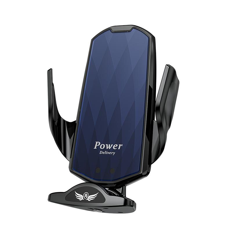 

38 Вт Pd Быстрое зарядное устройство Магнитная беспроводная зарядка Автомобильное крепление для Iphone 13 12 11 Смарт-датчик зарядное устройство для телефона Универсальное для подставки для телефонов as picture чёрный