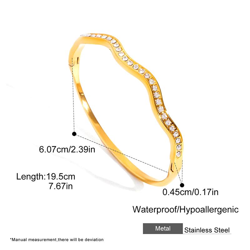 

Classic Zircon Horseshoe Pendant Necklace For Women Minimalist Gold Plated Stainless Steel Necklace Fashion Jewelry A1