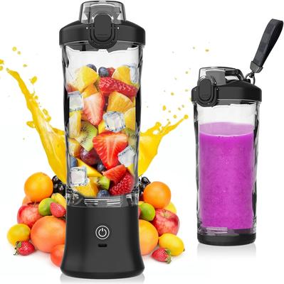 Liquidificador portátil para shakes e smoothies USB recarregável mini liquidificador de suco de frutas 600ML