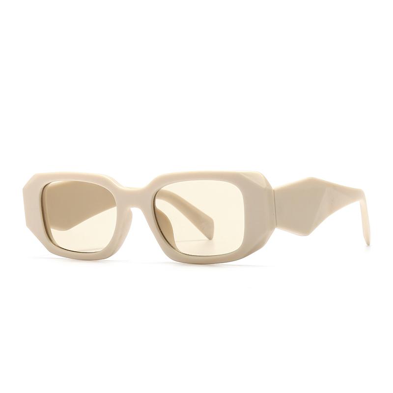 Cross-Border Export Latest Modern Retro Square Frame Narrow Sunglasses Ins Style Stt Photography Big-Name Sunglasses Pr17Ws