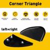 1pair Side View Mirror Corner Cover Trim Triangle Fender Fit for Toyota Corolla