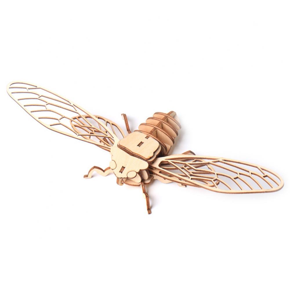 3D Wooden Insect Puzzle Animal Skeleton Assembly Model Puzzle DIY Wooden Crafts 3D Puzzle STEM Toys Gifts for Kids Adults Teens