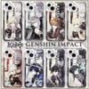 Coque Genshin Impact Pour iPhone 11 12 13 14 15 Pro Max Mini 6 6S 7 8 Plus XR XS Max X Xiao Zhongli Wanderer Alhaitham Housse