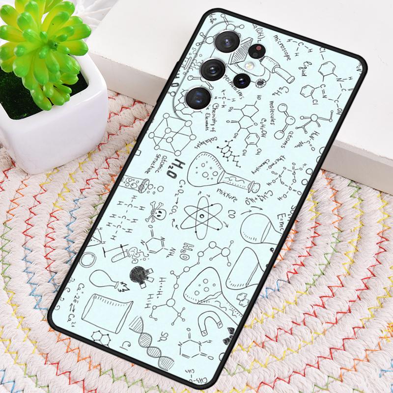 Chemistry elements Phone Case for Samsung Galaxy note 10 pro S26 Ultra S23 S24 FE S25 S21 S22 PLUS shockproof Cove