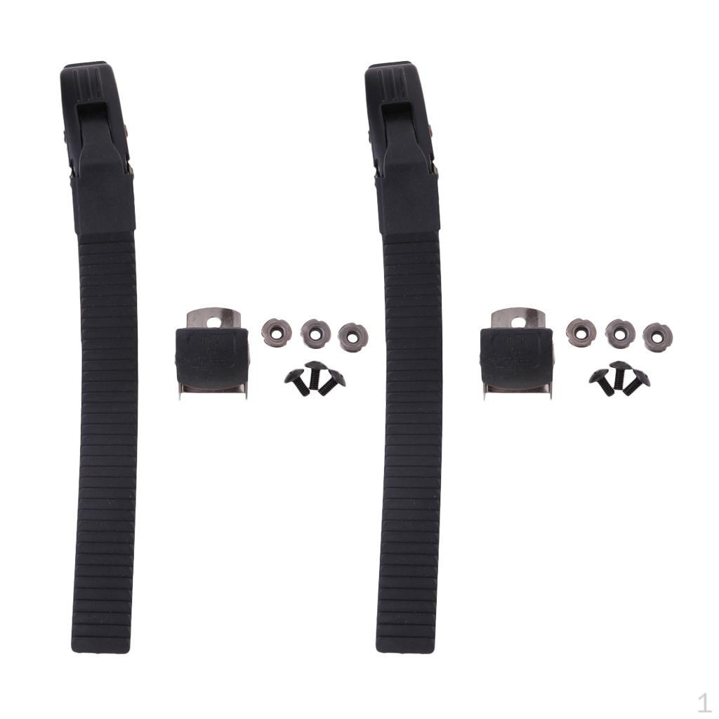 

2 комплекта запасных ремешков для роликовых коньков с зажимом и гайкой