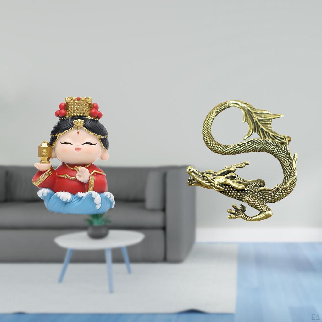 Resin Brass Figurine Mother Statue Collectible Birthday Gift Sculpture Tabletop Ornament for