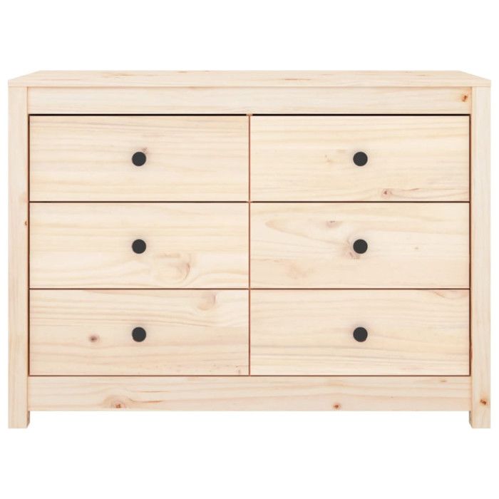 821764 vidaXL Sideboard 100x40x72 Cm Solid Pine Wood
