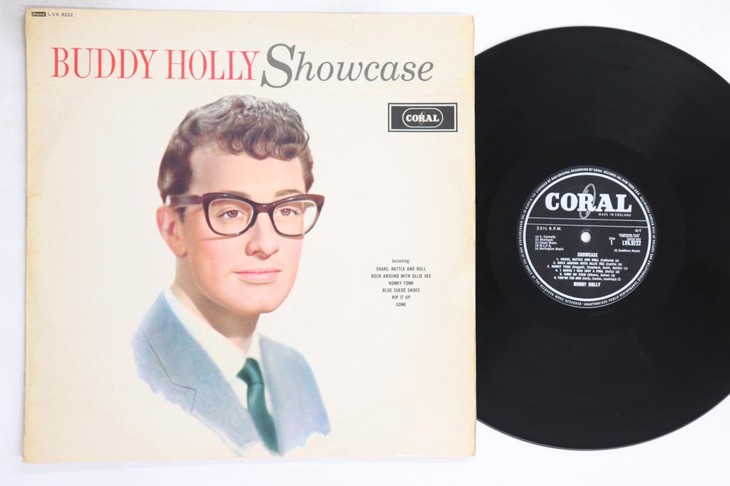 LP Record BUDDY HOLLY - Showcase LVA9222 CORAL 1964 UK Rock Used