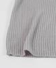 Yours High Neck Ribbed Sheer Knit BEXP4179 L Light Gray Women's