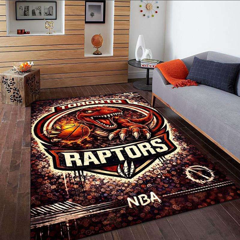 Raptors basketball Logo Carpet, Kitchen Rugs, Yoga Mat, Non-Slip Mats, Rug for Bathroom, Living Room bedroom, Camping Rugs Christmas Gift