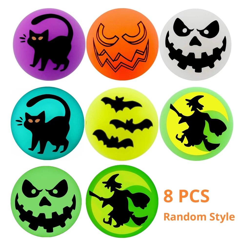 

Latest Year Party 32Mm 8Pcs Creative Glow-In-The-Dark Devil Bounces Sphere Solid Balls Gift Good Gift For Kidss