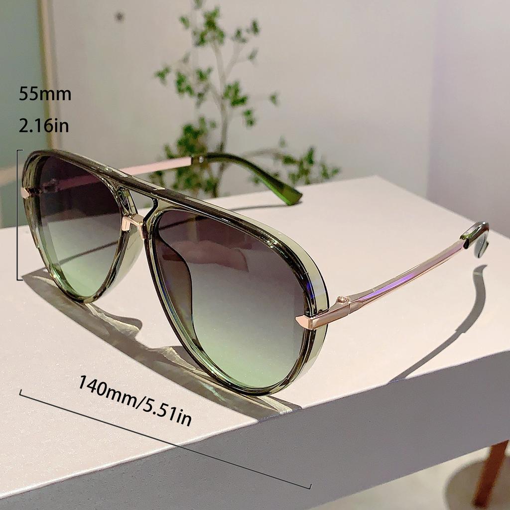 Fashion Pilot Design Shades Luxury Metal Decoration Women Sunglasses Men's Brand Sun Glasses for Travelling Hiking